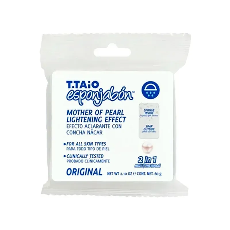 Esponjabón T.Taio aclarante con Concha Nácar