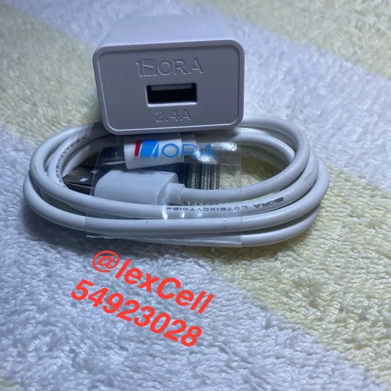 Juego de Cargador y Cable Tipo C