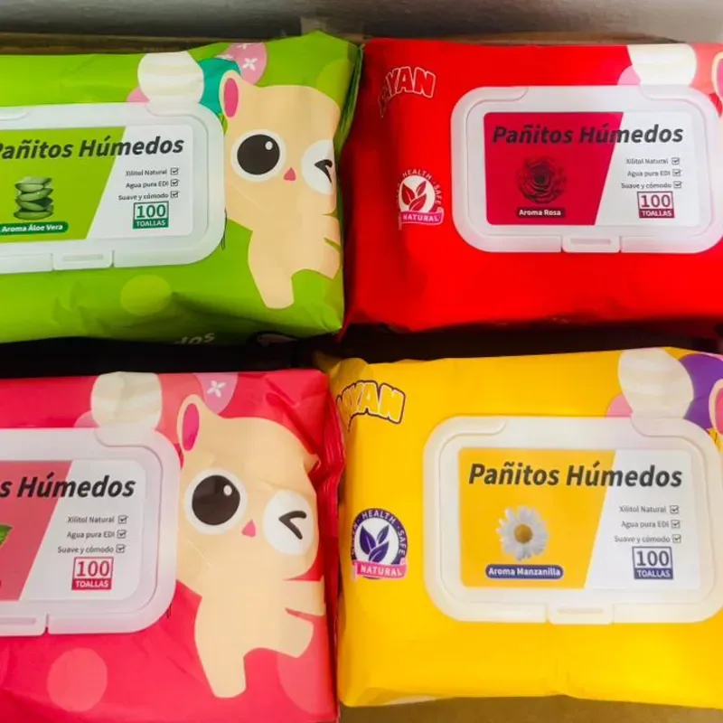 Toallas húmedas 100 unidades