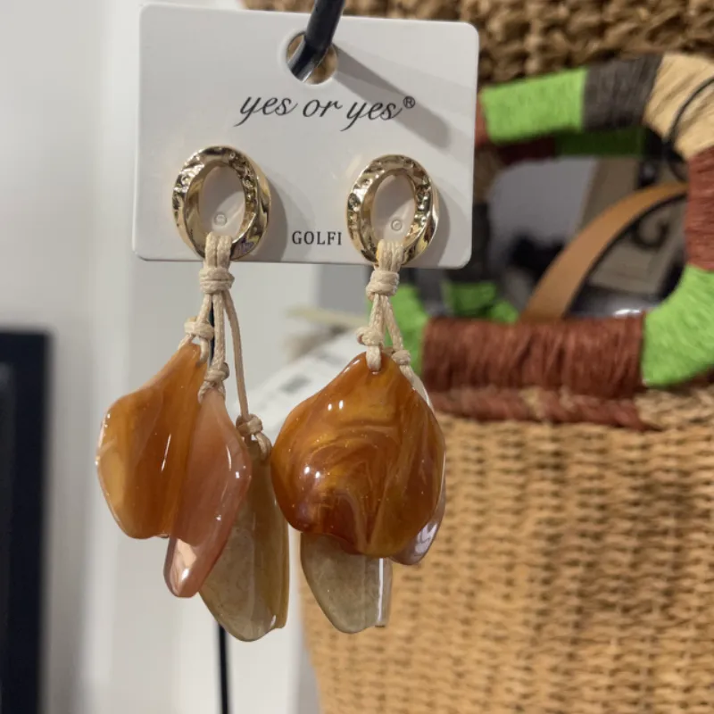 Pendientes Combinados con Conchas