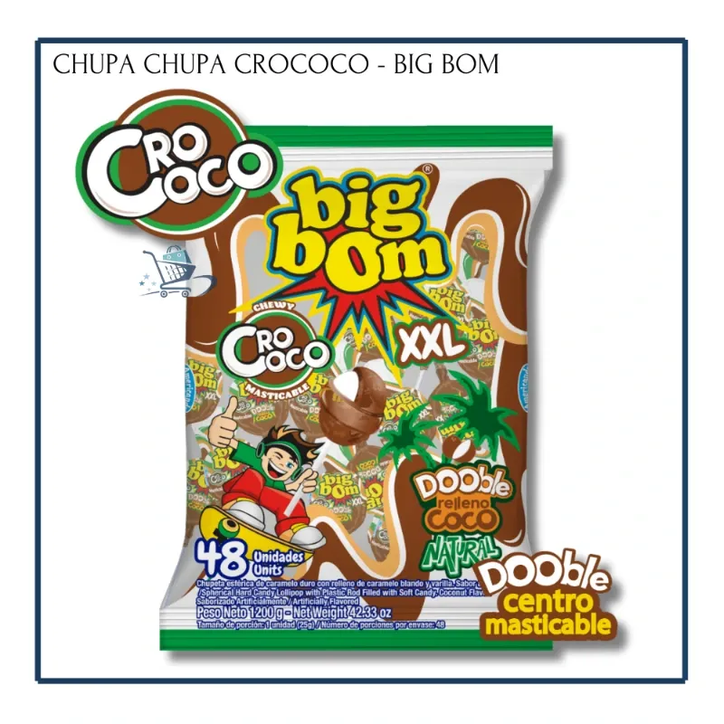 Chupa Chupas CroCoco - Big Bom (48u)