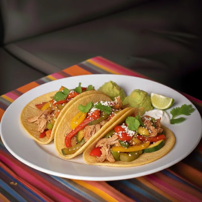 Taco de Cerdo y Vegetales