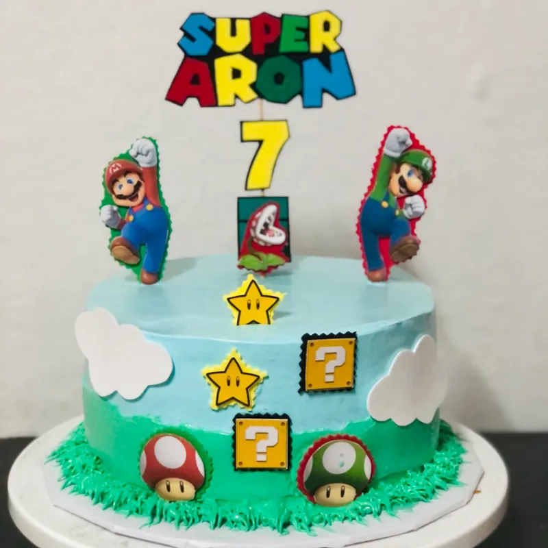 Cake simple Mario Bross