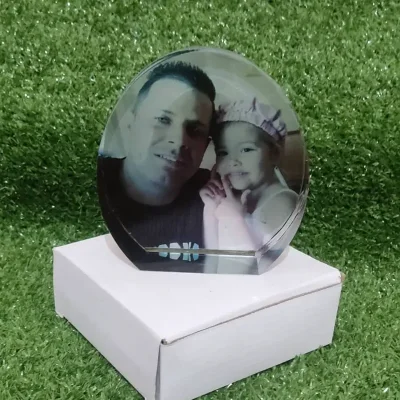 Semicírculo de cristal