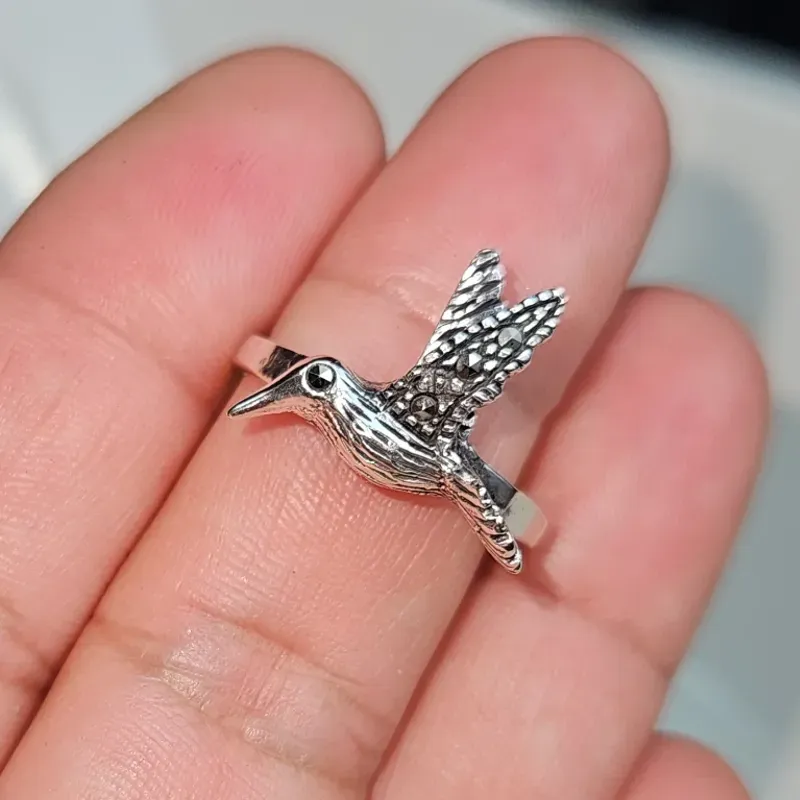 Anillo de plata 925 y Marquesitas