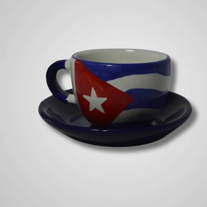 Taza  / Platillo Azul