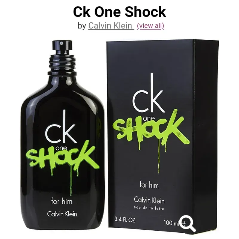 Ck One Shock by Calvin Klein. 3.4 Oz eau de toillete . Usa