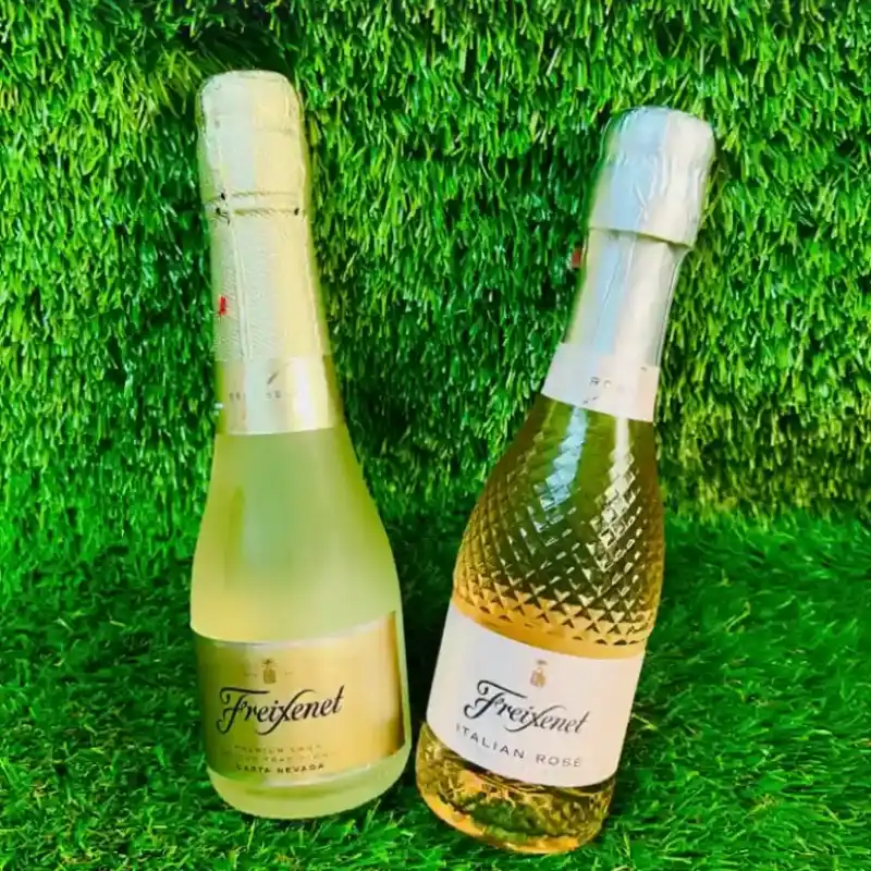 Mini botellas de champán