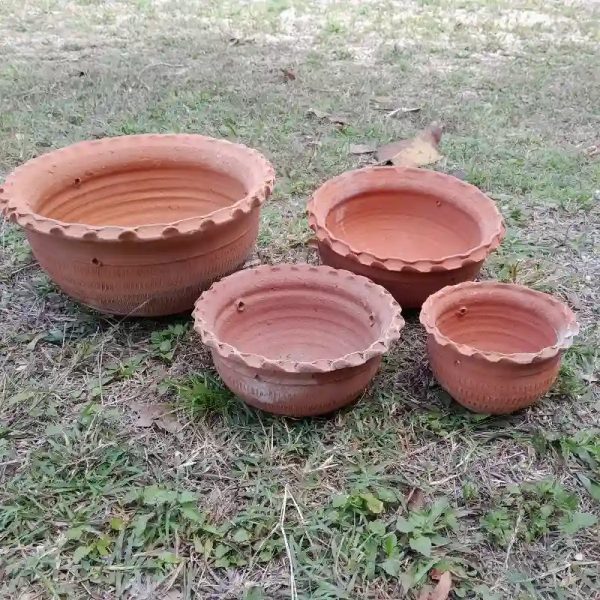 Jardineras de barro