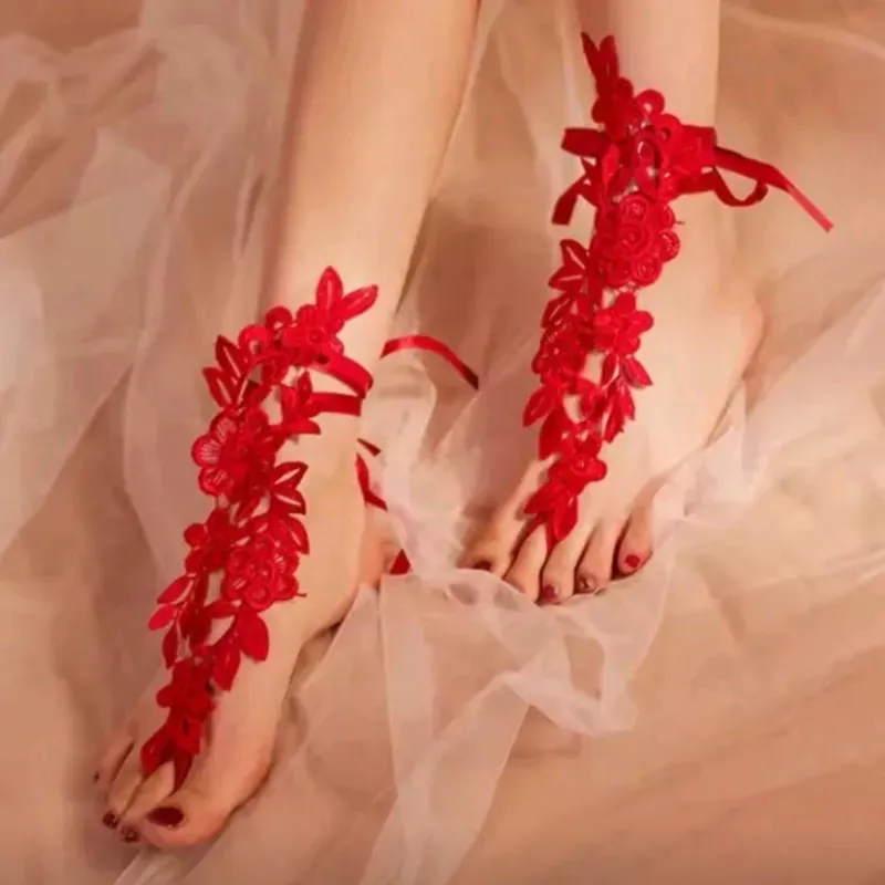 Cadena de tela para pies (fetiche de pies)