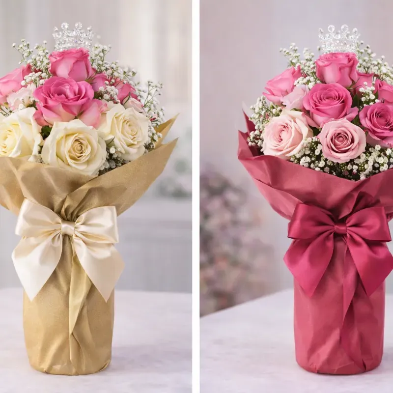 Botella Floral Premium