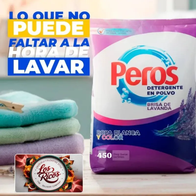 Detergente en polvo PEROS de 450g