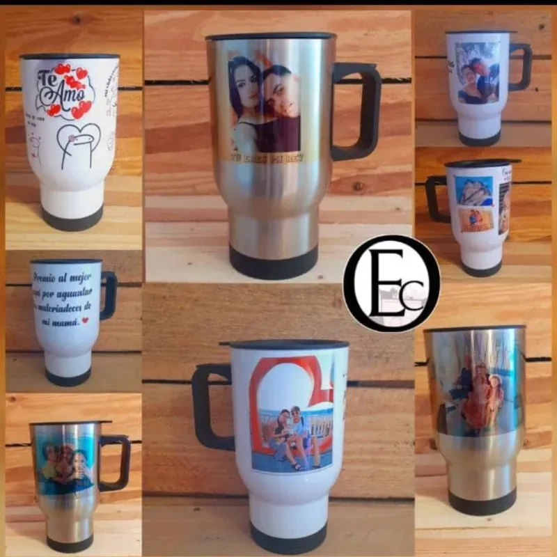 JARRA CERVECERA TÉRMICA GRIS