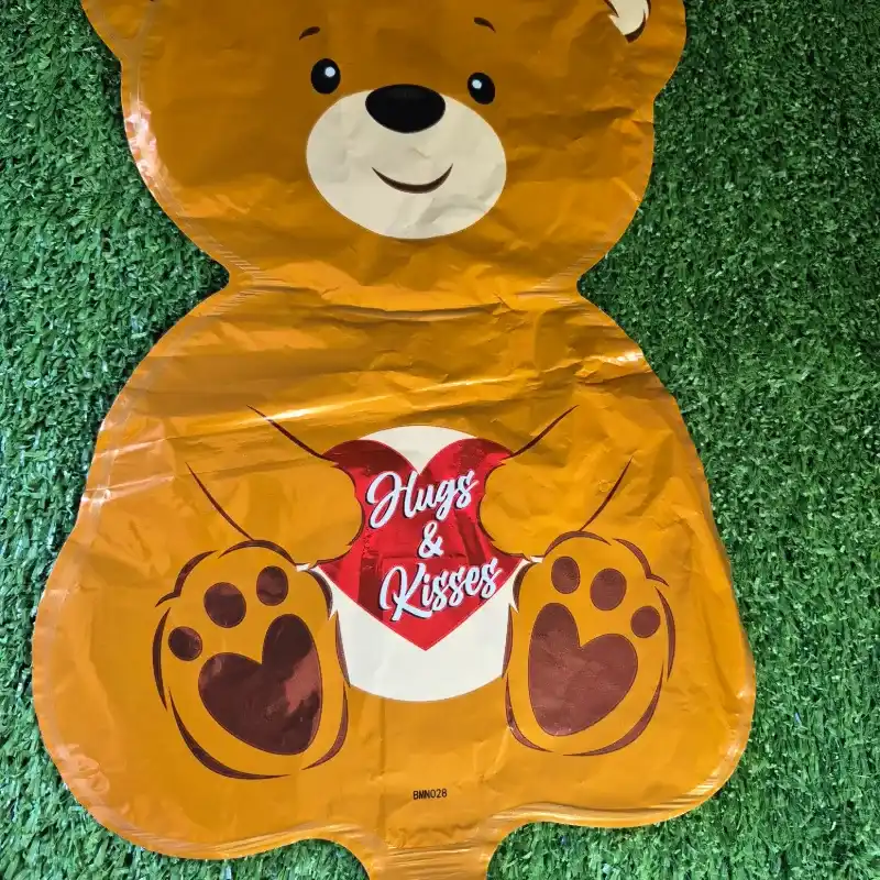 Globo metálico de oso