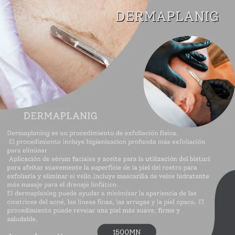 Dermaplanig facial