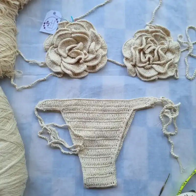 Bikini copa de flor