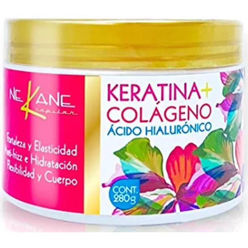 Mascarilla Capilar de Keratina, Colageno y Acido Hialurónico