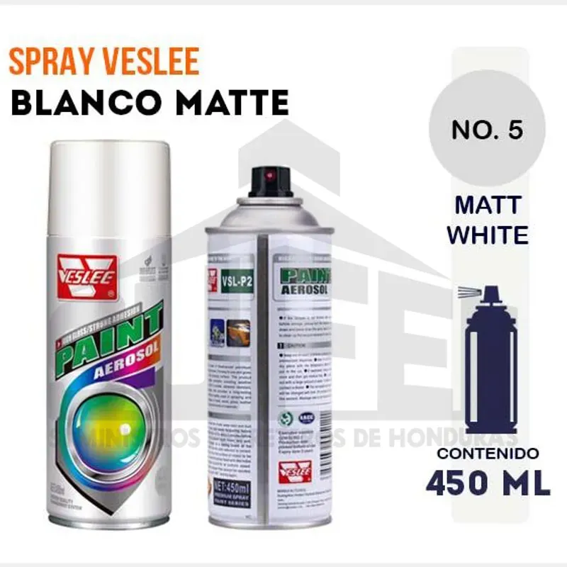 Pintura blanco mate No.5