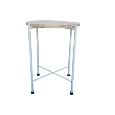 Mesa circular blanca DF2