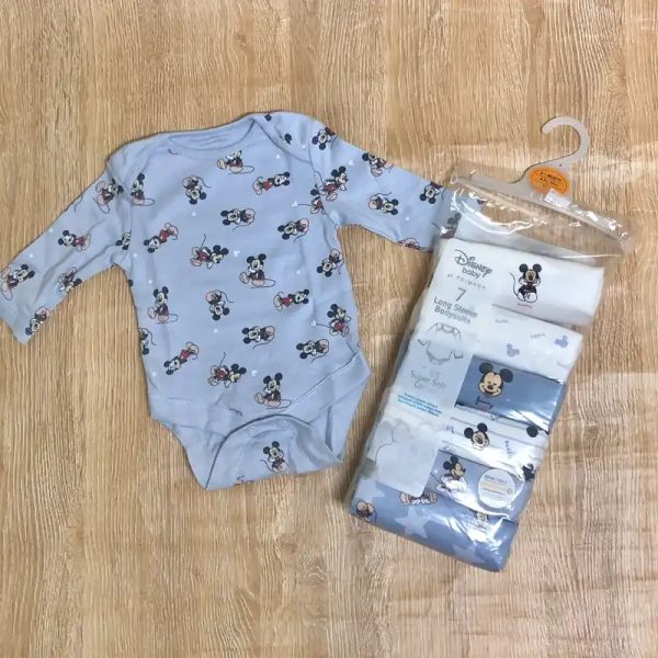 Pack de 7 bodys con Mickey Mouse