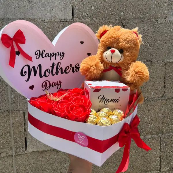 Caja oso para mamá 