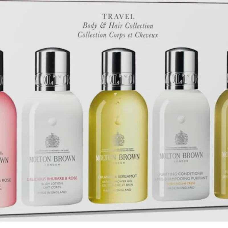 Set de lujo de Molton Brown, Colección para el cuerpo y el cabello con varias fragancias 
