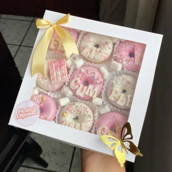 Cajita con minidonas