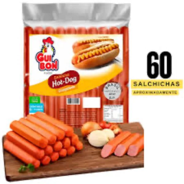 Salchichas de pollo