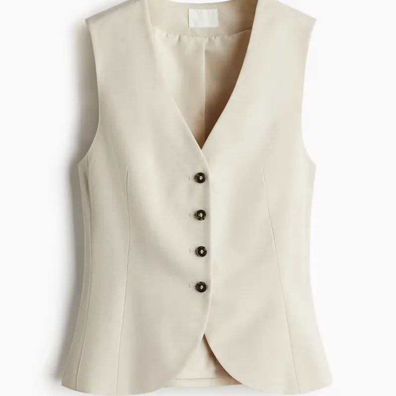 Chaleco Beige