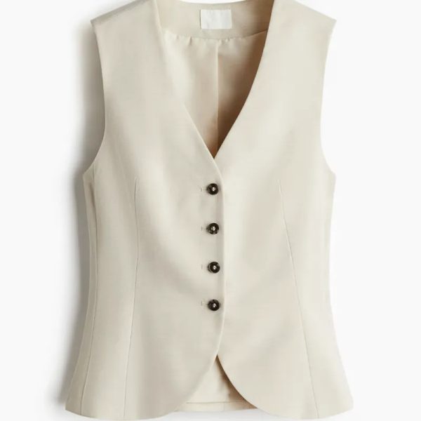 Chaleco Beige