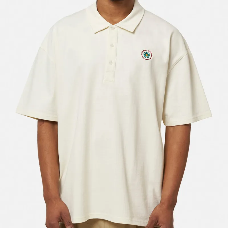 Pullover men oversize crema