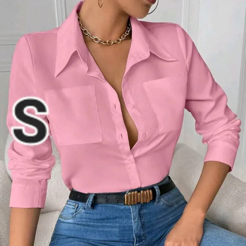 Blusa Manga Larga con Bolsillo