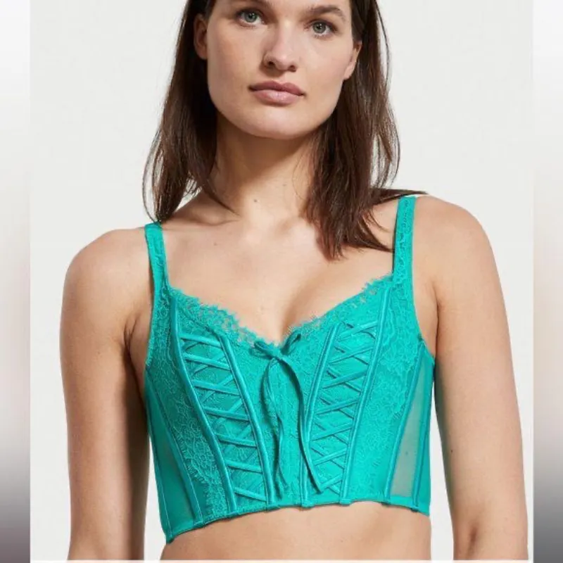 Corset verde Victoria’s secret