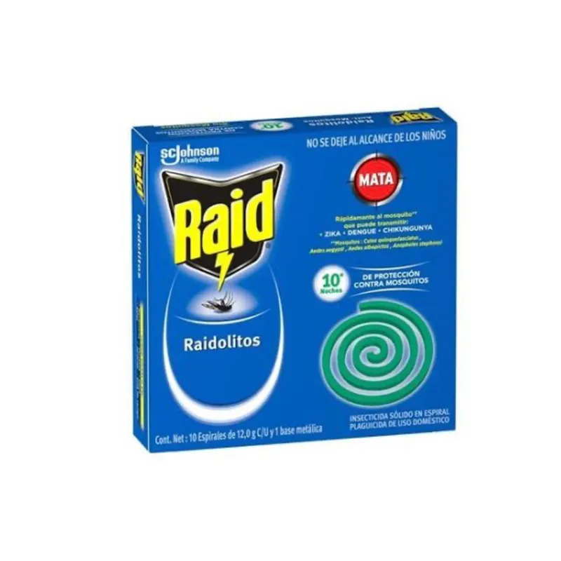 Incienso para insectos Raidolitos