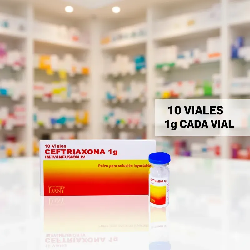 R0CEFIN (SIN AGUA)  (CEFTRIAXONA) 1g (VENCE 06-26)