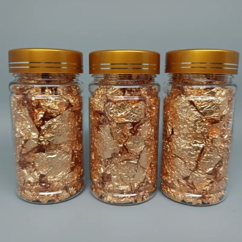 Pan de oro rosa tamaño grande