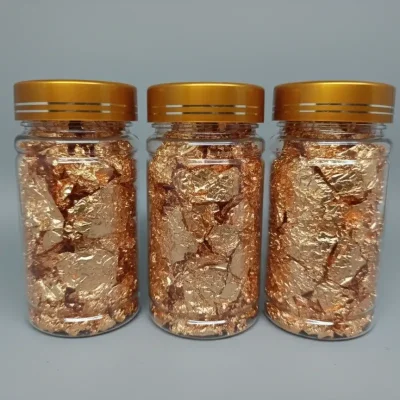 Pan de oro rosa tamaño grande