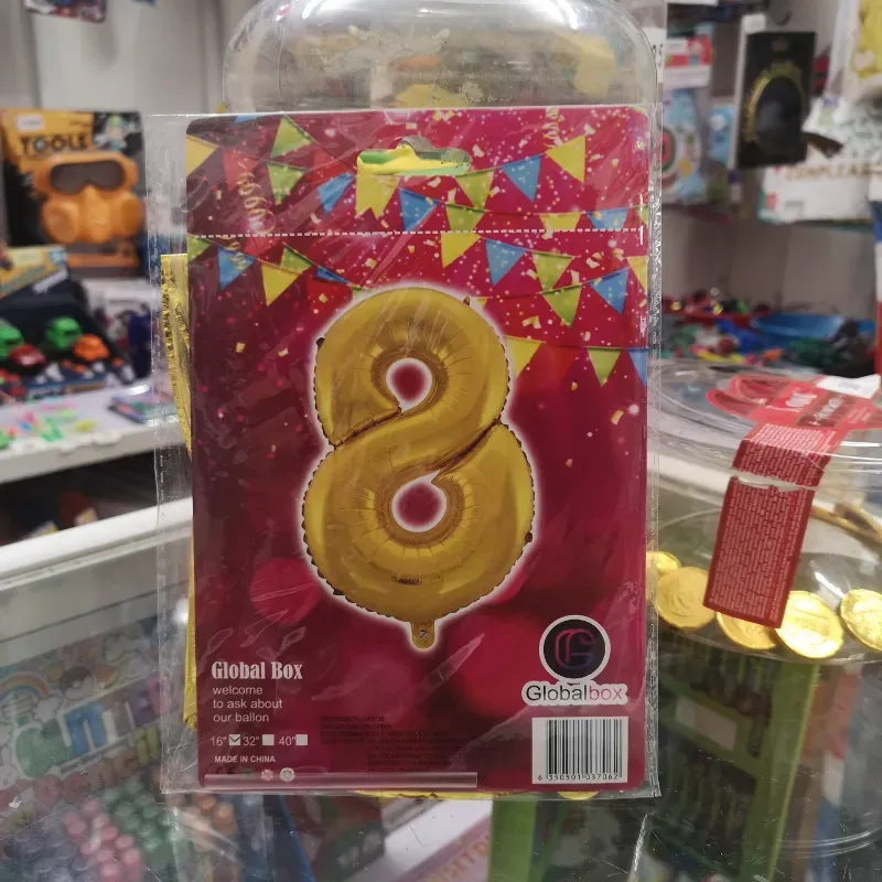 Globos de número 8
