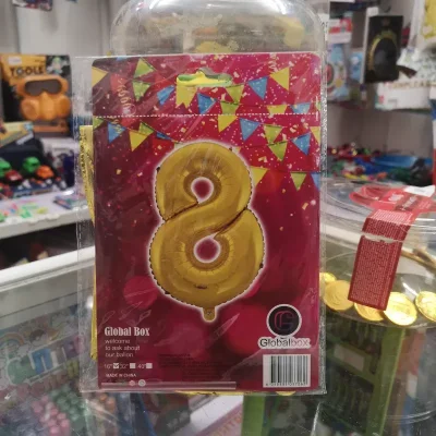 Globos de número 8