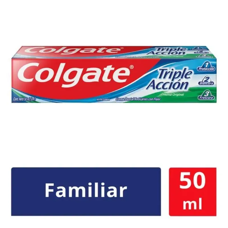 PASTA DENTAL COLGATE TRIPLE ACCION (50 ml)