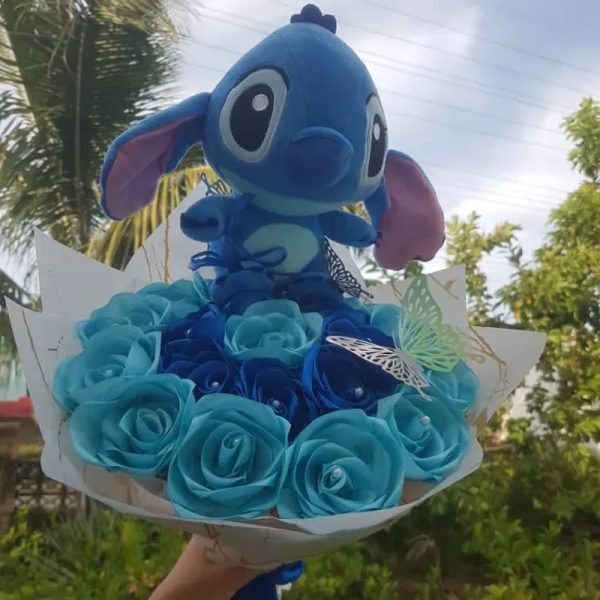 Ramo de 20 Rosas Eternas con peluche