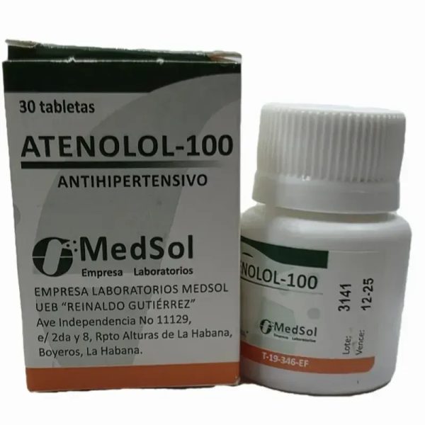 Atenolol (pomo 100mg, 30 t )