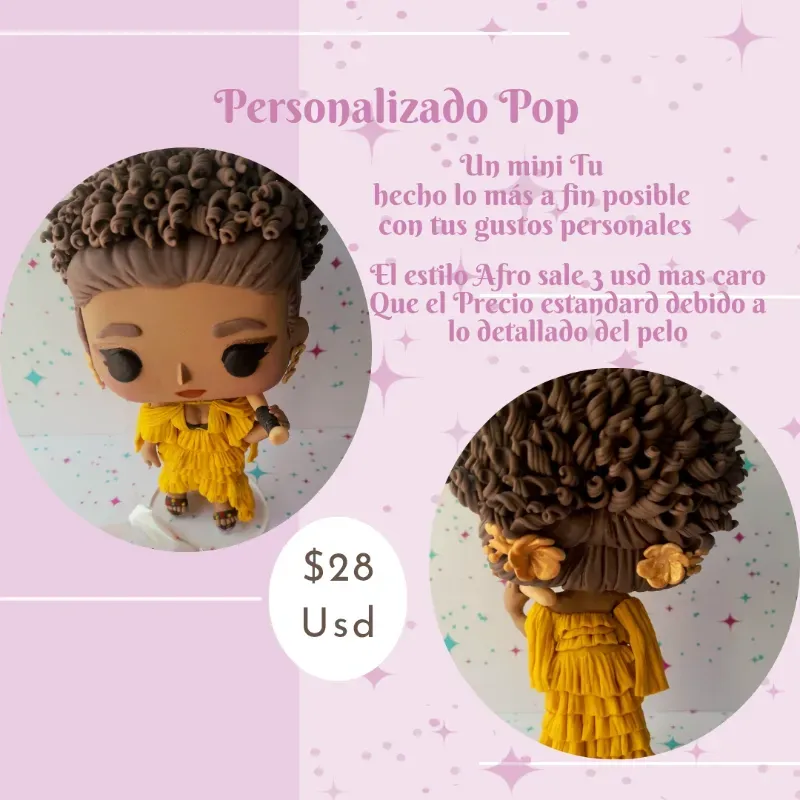Funko Pop  personificacion/Afro
