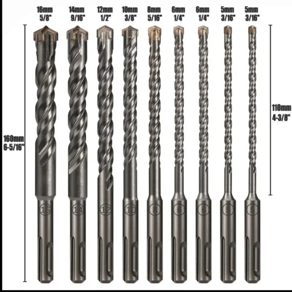 Juego de Brocas para pared