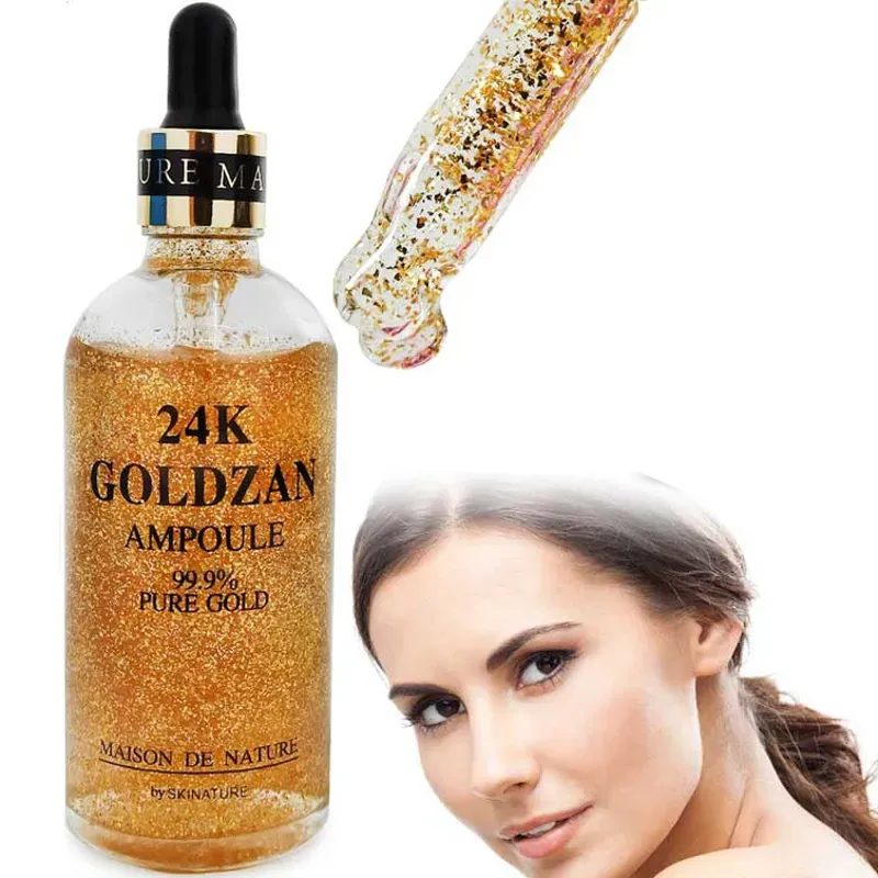 Serum 24k goldzan ampoule 99.9% Pure Gold
