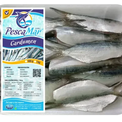 Pescado machuelo en bandeja 500g