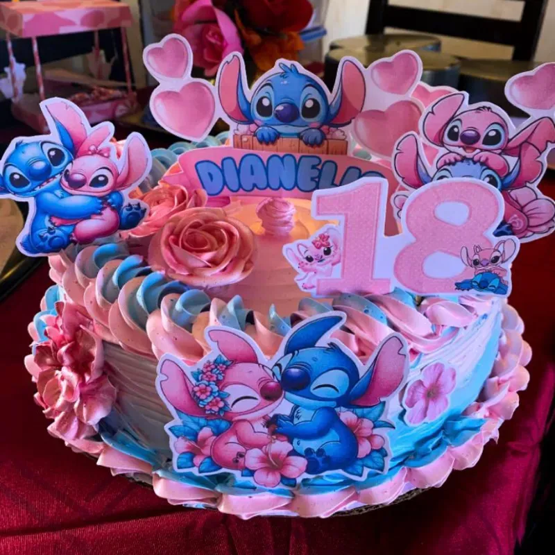 Cake con la temática de Stitch