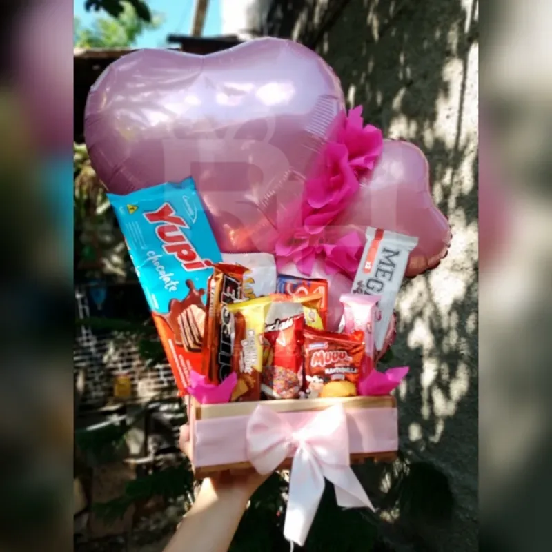 Cajita de madera corazón