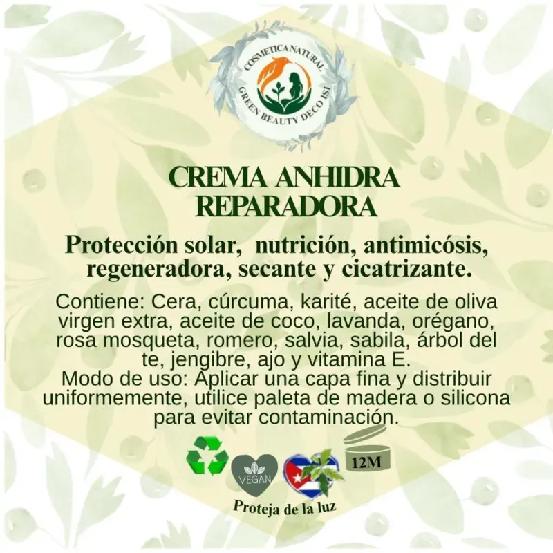 CREMA ANHIDRA REPARADORA