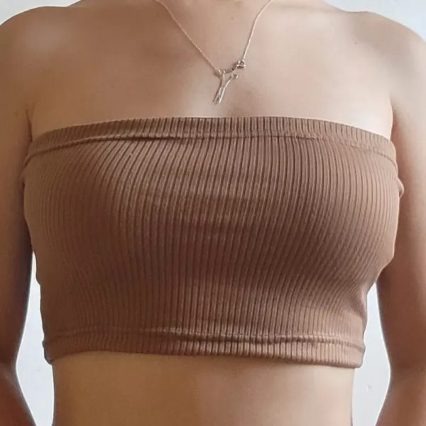 CROP TOP BEIGE